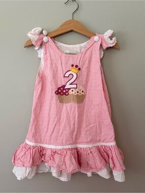 Cactus Light Pink Gingham Dress